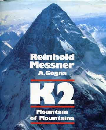 
Aerial view of the K2 West Face taken by Dianne Roberts from the 1975 American Expedition - K2: Mountain Of Mountains book cover  

